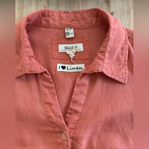 Light coral pink linen dress from Malvin Germany - Picture 8 of 11